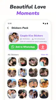 Romantic Stickers WAStickers screenshot 8