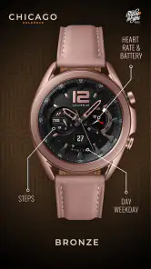S4U Chicago Golden watch face screenshot