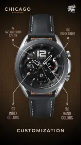 S4U Chicago Golden watch face screenshot