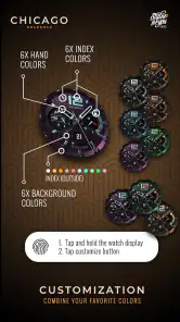 S4U Chicago Golden watch face screenshot
