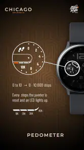 S4U Chicago Golden watch face screenshot