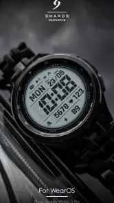 SH092 Watch Face, WearOS watch screenshot