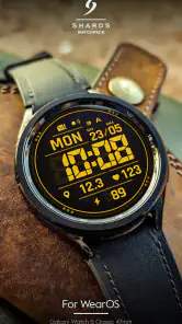 SH092 Watch Face, WearOS watch screenshot