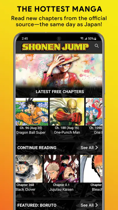 Shonen Jump Manga & Comics screenshot 1