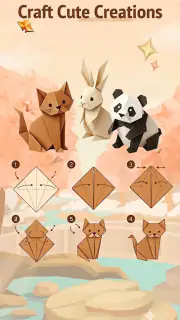 Simple Origami: 折り紙 折り方 screenshot 4