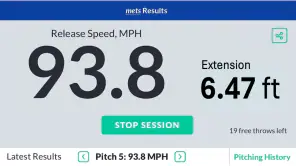 SmartPitch Speed Gun w Hitting screenshot 1