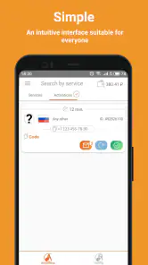 SMS-Activate 仮想番号 screenshot