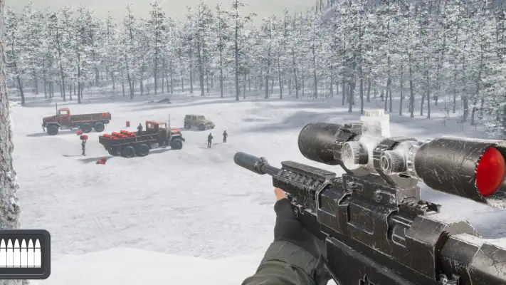 Sniper 3D：銃を撃つゲーム screenshot 1