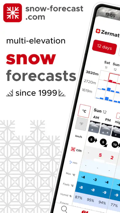 Snow-Forecast.com screenshot 1