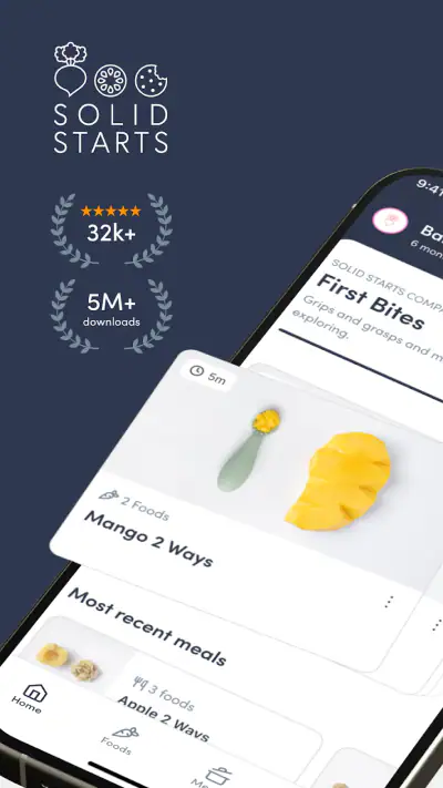 Solid Starts: Baby Food App screenshot 1