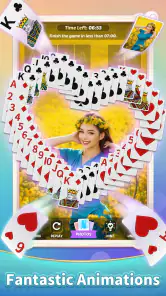 Solitaire 美女トランプソリティア screenshot