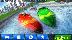 Speed Boat Crash Racing screenshot 1