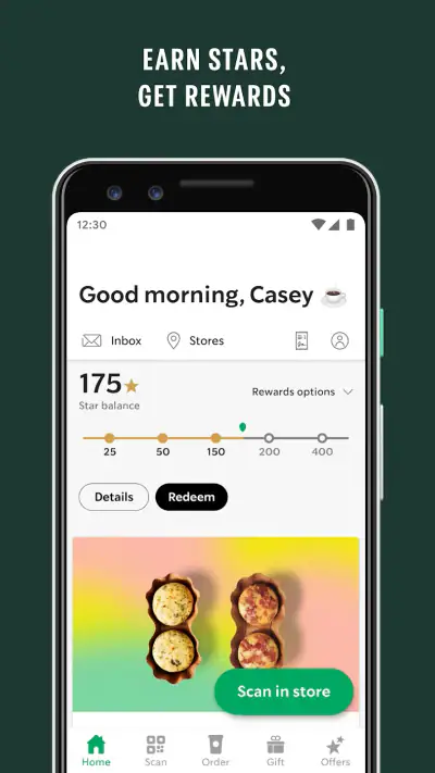 Starbucks screenshot 1