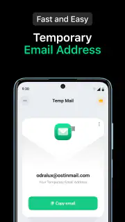 Temp Mail - 一時的なメール screenshot 1