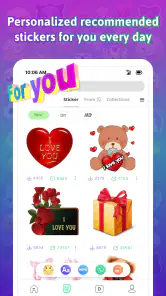 TextSticker 2024 WAStickerApps screenshot