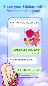 Tgsticker - sticker & kaomoji screenshot
