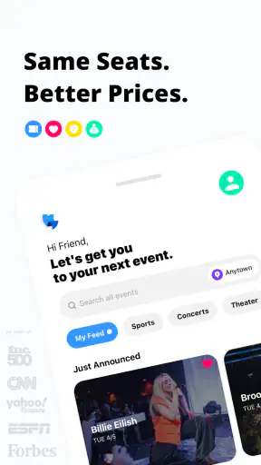 TickPick - Live Event Tickets screenshot 1