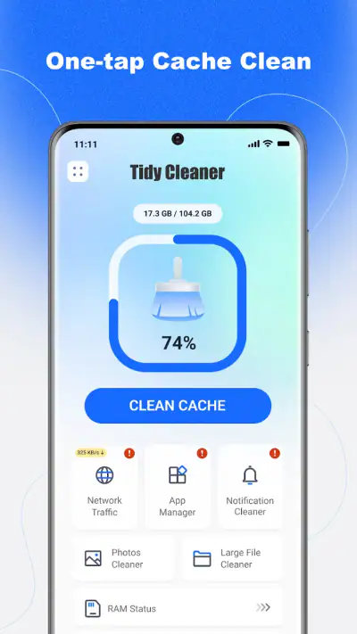 Tidy Cleaner -クイッククリーニング screenshot 1