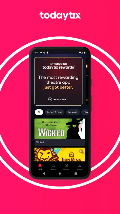 TodayTix – Theatre Tickets screenshot 1