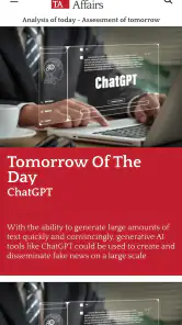 Tomorrow's Affairs screenshot