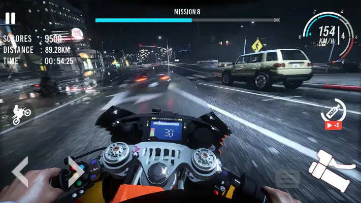Traffic Bike Rider Rush screenshot 1