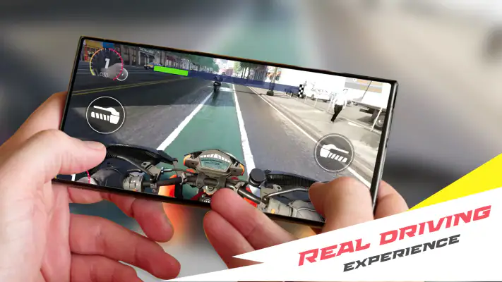 Traffic Bike Rush Driving City screenshot 1