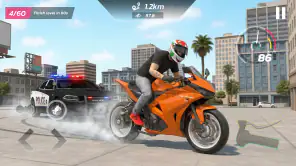 Traffic Moto Rider City screenshot 1