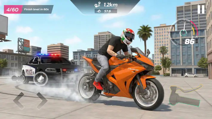 Traffic Moto Rider City screenshot 1
