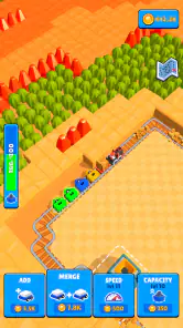 Train Miner：アイドル鉄道ゲーム screenshot