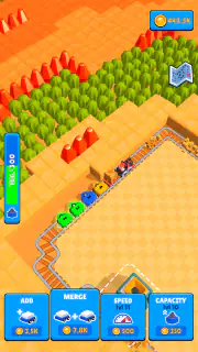 Train Miner：アイドル鉄道ゲーム screenshot 8
