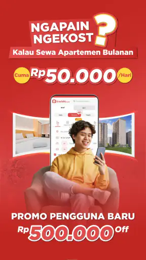 Travelio: Sewa Apartemen Rumah screenshot 1