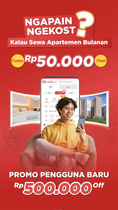 Travelio: Sewa Apartemen Rumah screenshot 1