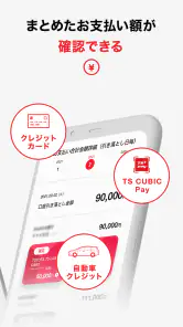 TS CUBIC アプリ screenshot