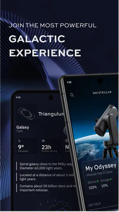 Unistellar screenshot 1