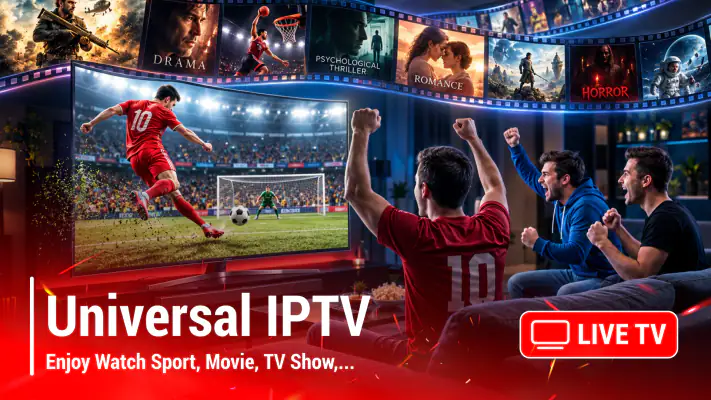 Universal IPTV: M3U8 Streamer screenshot 1