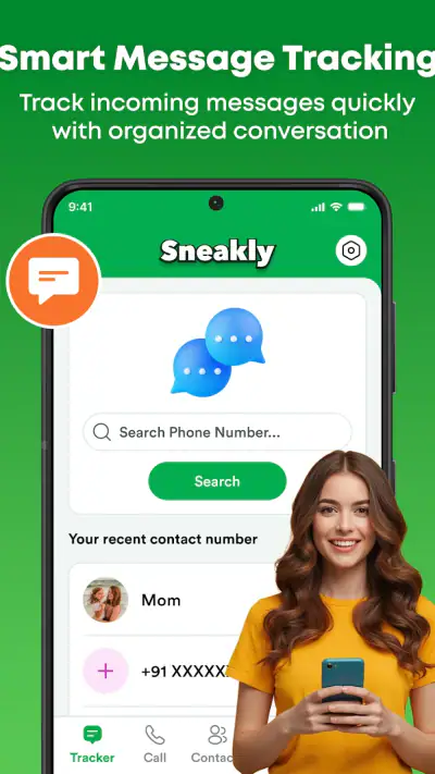 Unseen Chat & Track: Sneakly screenshot 1
