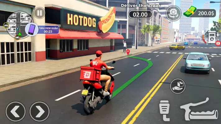 Urban Food Delivery Game screenshot 1