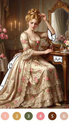 Victorian Coloring Book screenshot 1