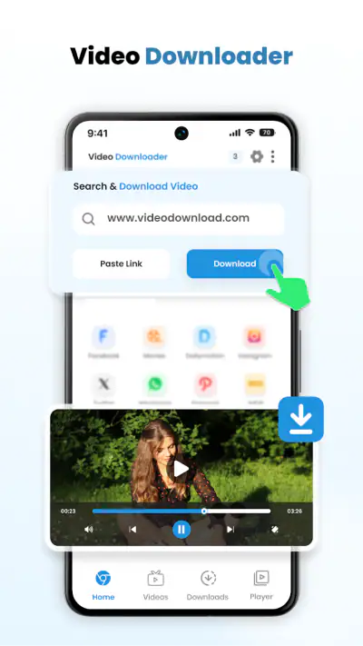 Video Downloader Save HD Video screenshot 1