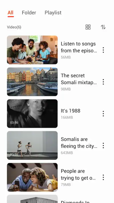 Visha-Video Player All Formats screenshot 1