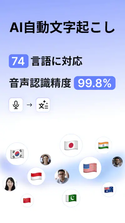 Votars - AI 文字起こしと整理 screenshot 1