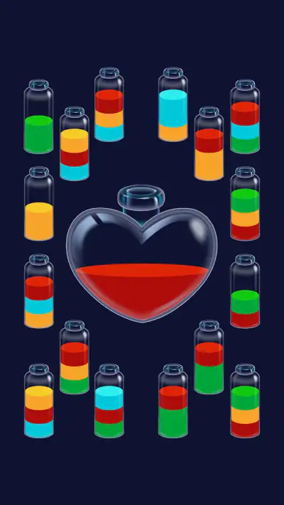 Water Sort: Color Sorting 3D screenshot 1