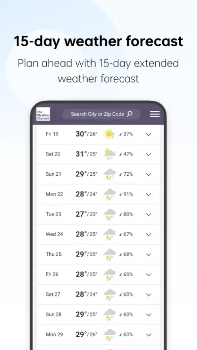 Weather screenshot 1