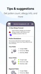 Weather screenshot
