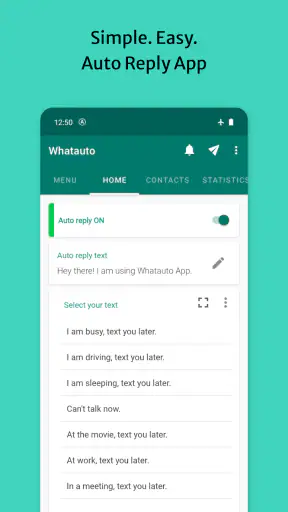 Whatauto - Auto Reply screenshot 1