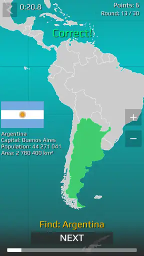 World Map Quiz screenshot 1