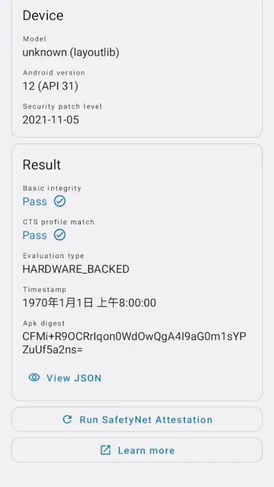 YASNAC - SafetyNet Checker screenshot 1