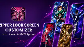 Zipper Lock Screen Customizer screenshot 1