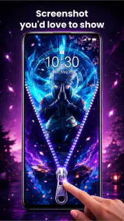 Zipper Lock Screen Customizer screenshot 2