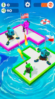 いかだ戦争：クレージーな海のバトル screenshot 4